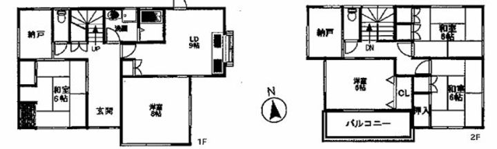兵庫県姫路市北今宿3(一戸建)の賃貸物件の間取り