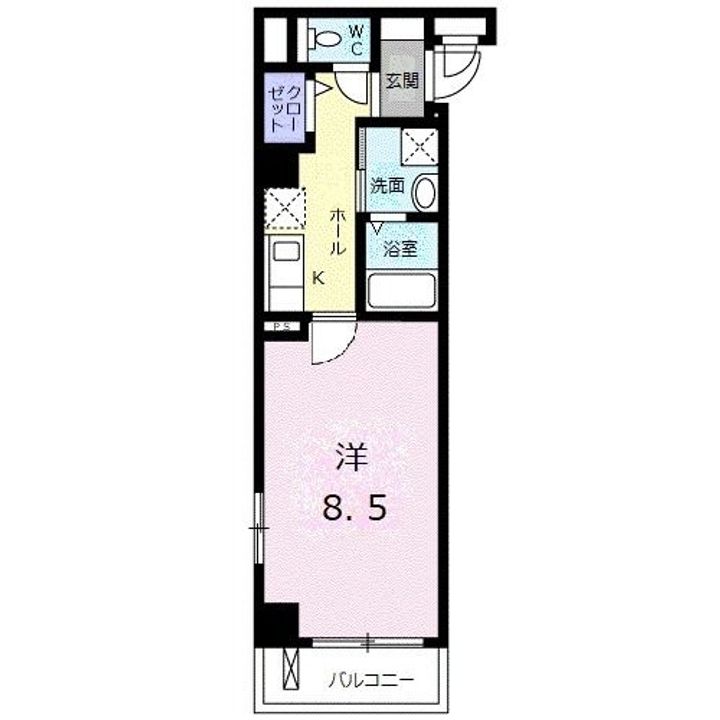 東京都台東区竜泉1(マンション)の賃貸物件の間取り