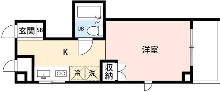 福島県伊達市保原町字四丁目(マンション)の賃貸物件の間取り