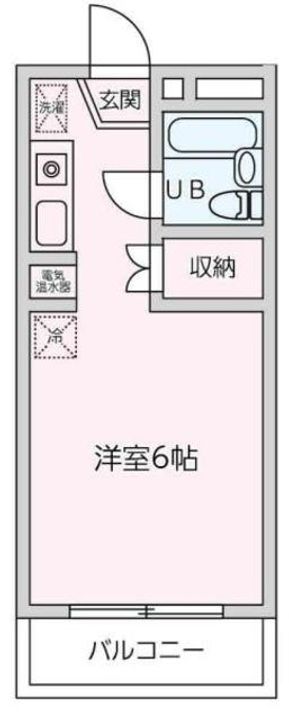 東京都多摩市中沢1(マンション)の賃貸物件の間取り