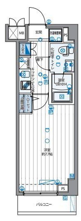 パティーナ住吉の間取り
