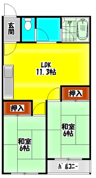 ベストハイツジョイの間取り