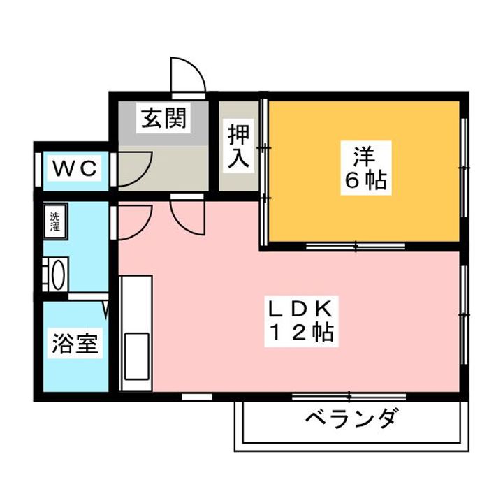 クレール中央の間取り