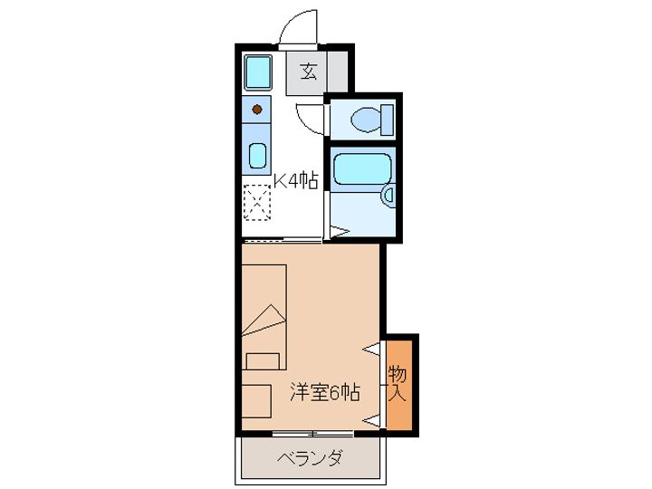 ア・ドリームかしあげIの間取り