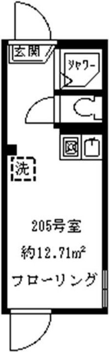 東京都杉並区高円寺南5(アパート)の賃貸物件の間取り