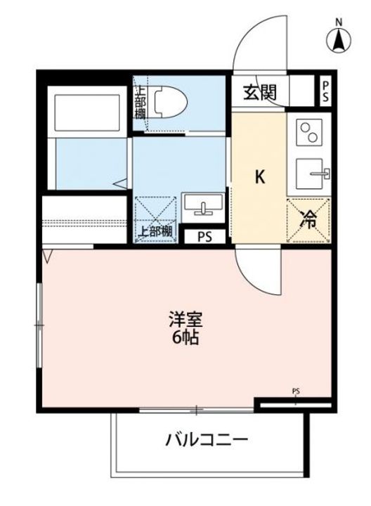 埼玉県さいたま市北区日進町2(アパート)の賃貸物件の間取り