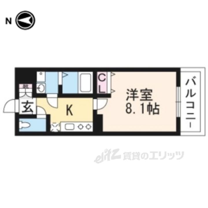 アドバンス京都アリビオの間取り