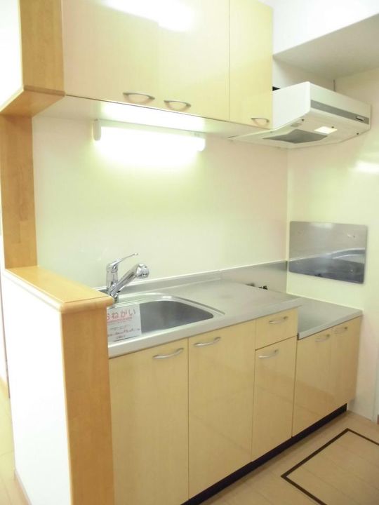 広島県福山市水呑町三新田2(アパート)の賃貸物件のキッチン