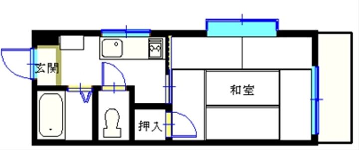 鹿児島県鹿児島市柳町(マンション)の賃貸物件の間取り