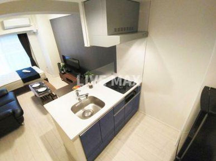 千葉県千葉市中央区中央3(マンション)の賃貸物件のキッチン