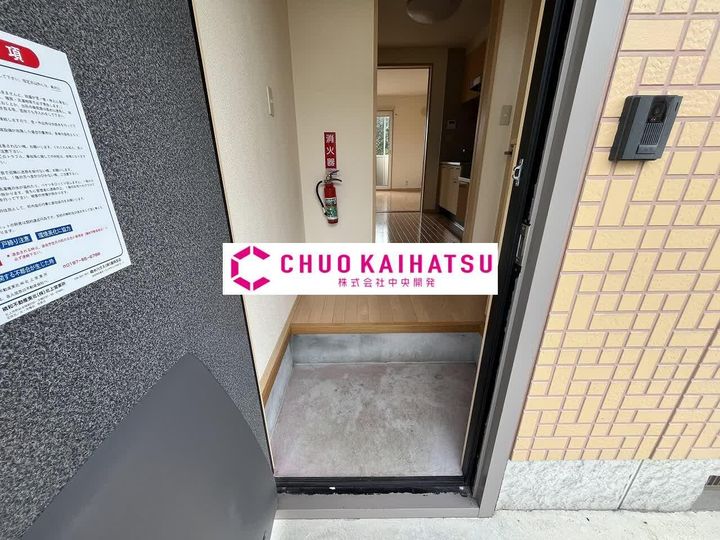 シャーメゾン藤木Cの玄関
