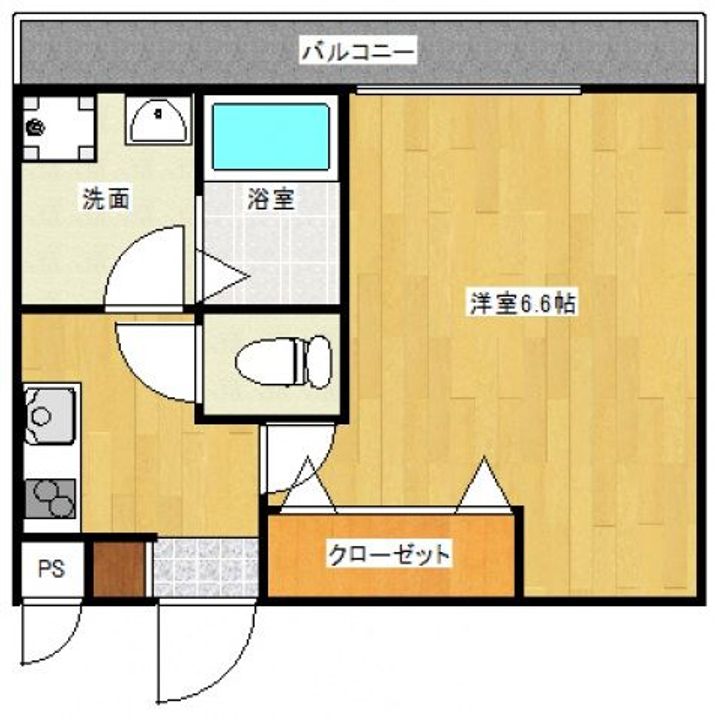 岡山県岡山市東区瀬戸町沖(アパート)の賃貸物件の間取り