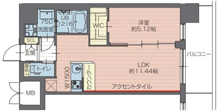 プレジオ川口ASIANの間取り
