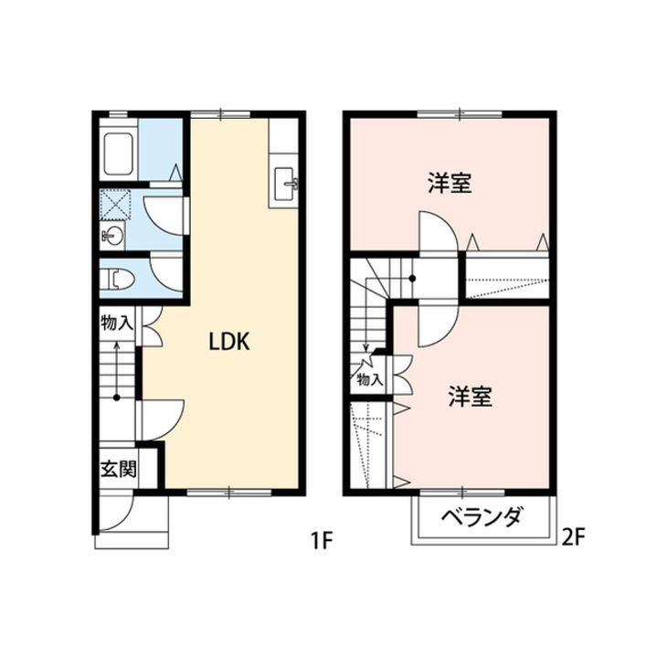 新潟県新潟市西区立仏(一戸建)の賃貸物件の間取り