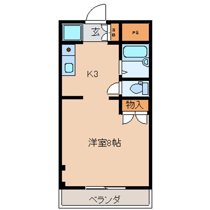 フラワーハイツの間取り