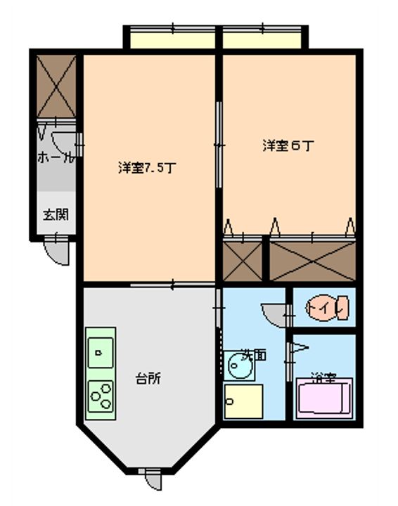 ラ・フルールの間取り