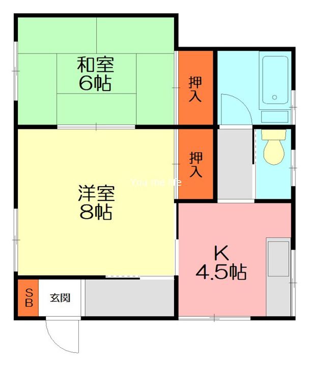 風間荘の間取り