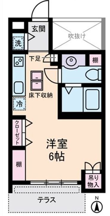 東京都世田谷区祖師谷1(アパート)の賃貸物件の間取り