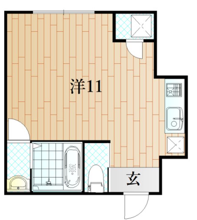 山口県下関市竹崎町2(マンション)の賃貸物件の間取り