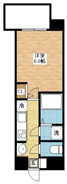 長崎県長崎市花丘町(マンション)の賃貸物件の間取り