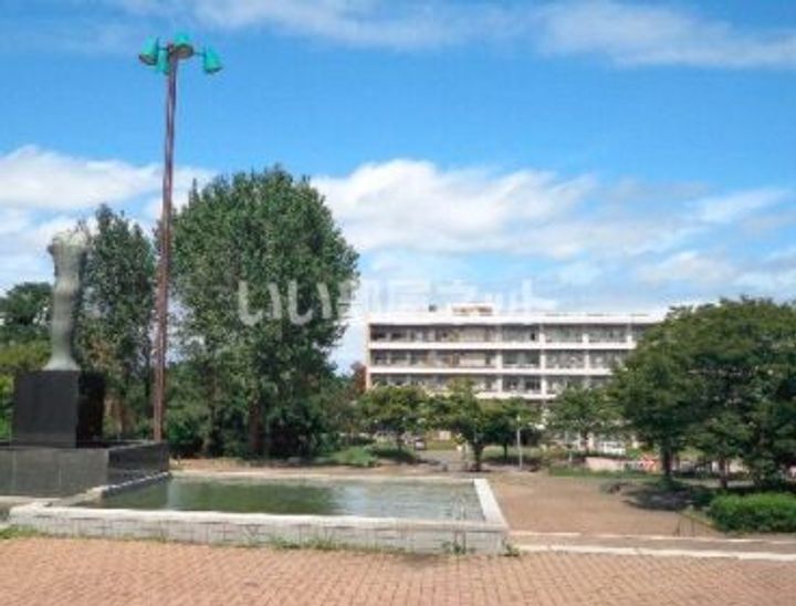 新潟県新潟市西区五十嵐1の町(アパート)の賃貸物件の周辺