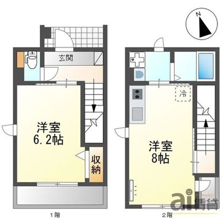 東京都西東京市栄町1(アパート)の賃貸物件の間取り