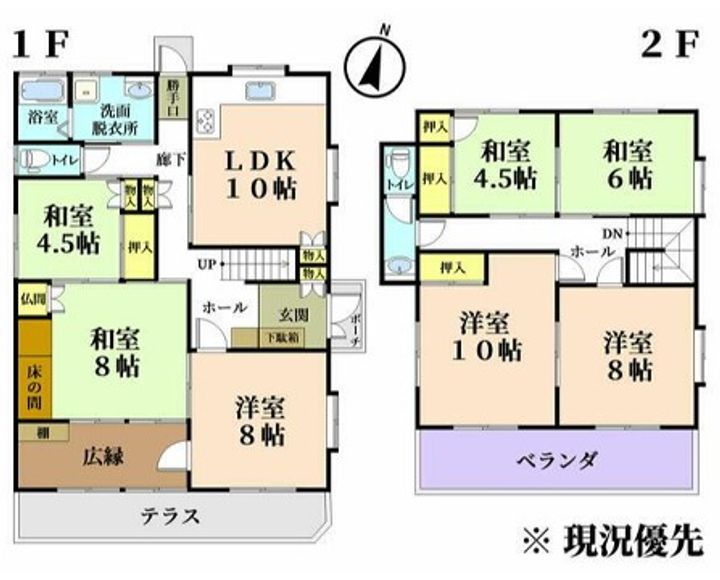 兵庫県姫路市御立西6(一戸建)の賃貸物件の間取り