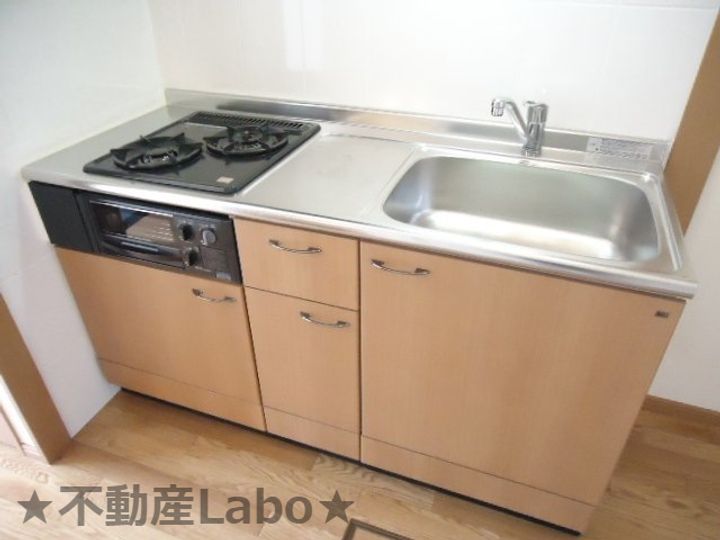 徳島県板野郡北島町高房字東中道(アパート)の賃貸物件のキッチン