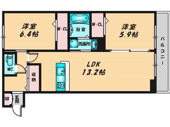 Casa Admirableの間取り