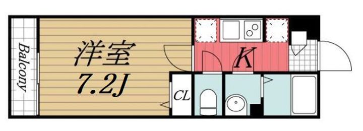 千葉県千葉市稲毛区小仲台4(マンション)の賃貸物件の間取り