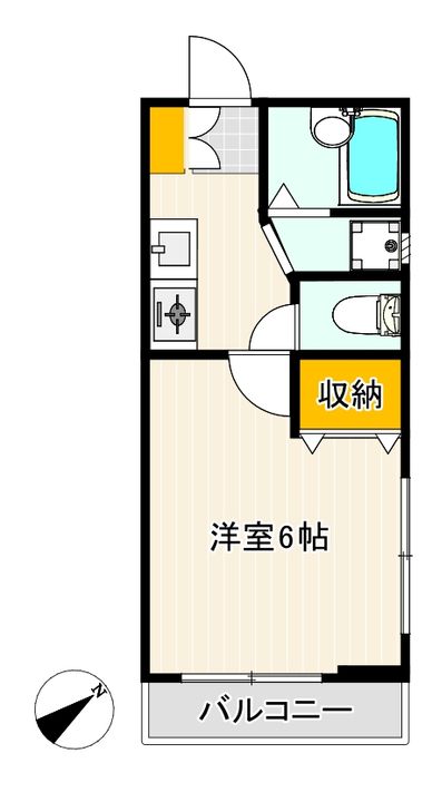 レヴィハイツ瀬田の間取り