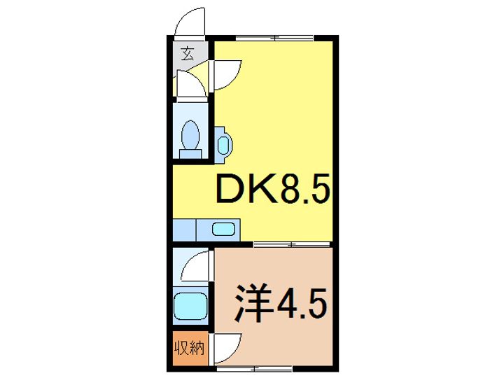 エステートE4.8の間取り