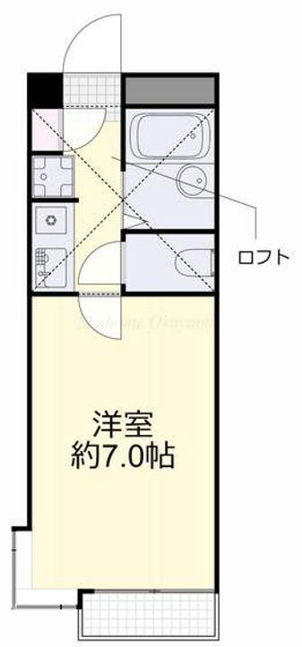 アップルハウス十日市の間取り