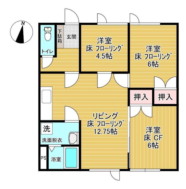 コーポ高栄の間取り