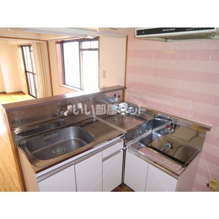 栃木県宇都宮市峰1(マンション)の賃貸物件のキッチン