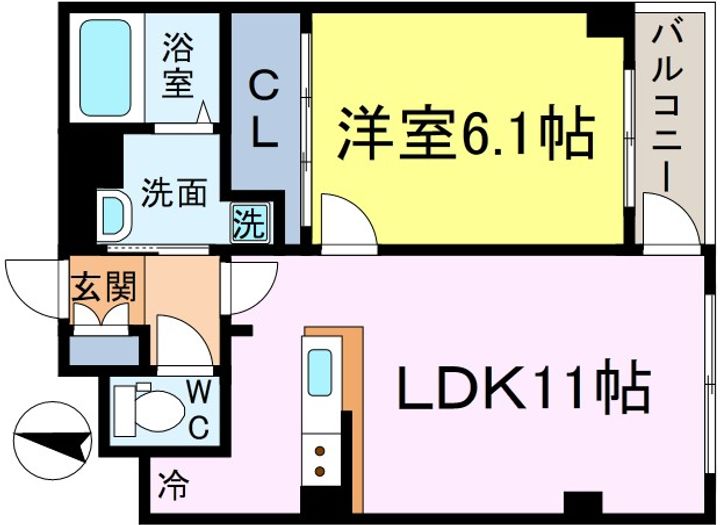 イーストテラスの間取り