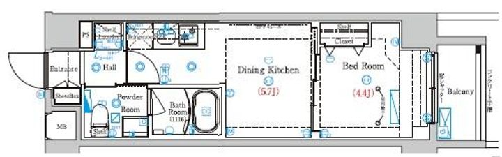 MIND AOTOの間取り