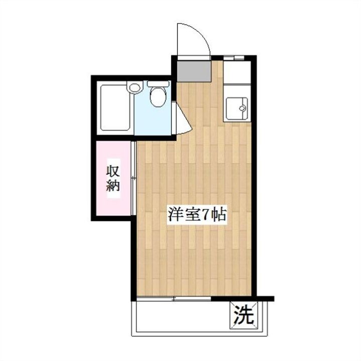 小倉ハイツの間取り