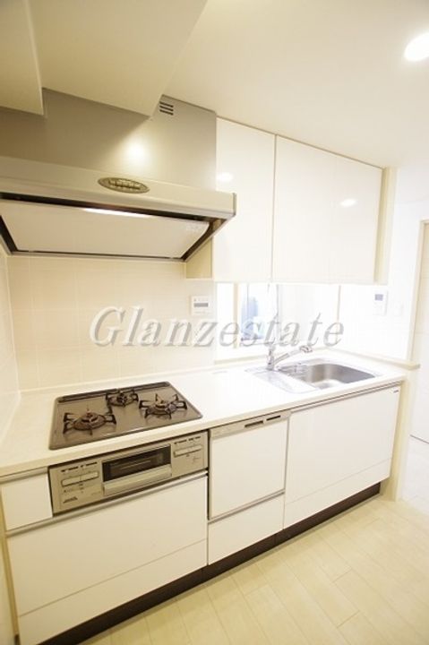 神奈川県川崎市中原区中丸子(マンション)の賃貸物件のキッチン