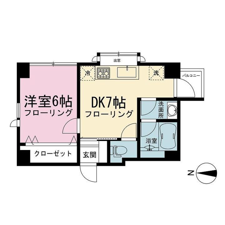 大成パールビルの間取り