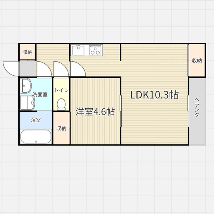 ALEGLIA藤井寺の間取り