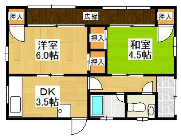 岡山県岡山市北区田益(一戸建)の賃貸物件の間取り