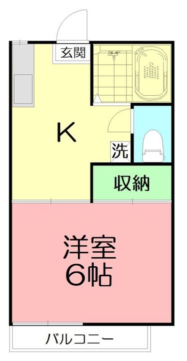 神奈川県横浜市戸塚区下倉田町(アパート)の賃貸物件の間取り
