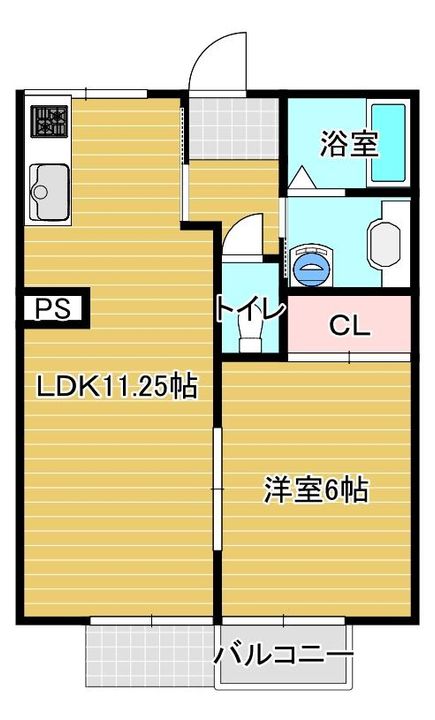プレジール泉の間取り