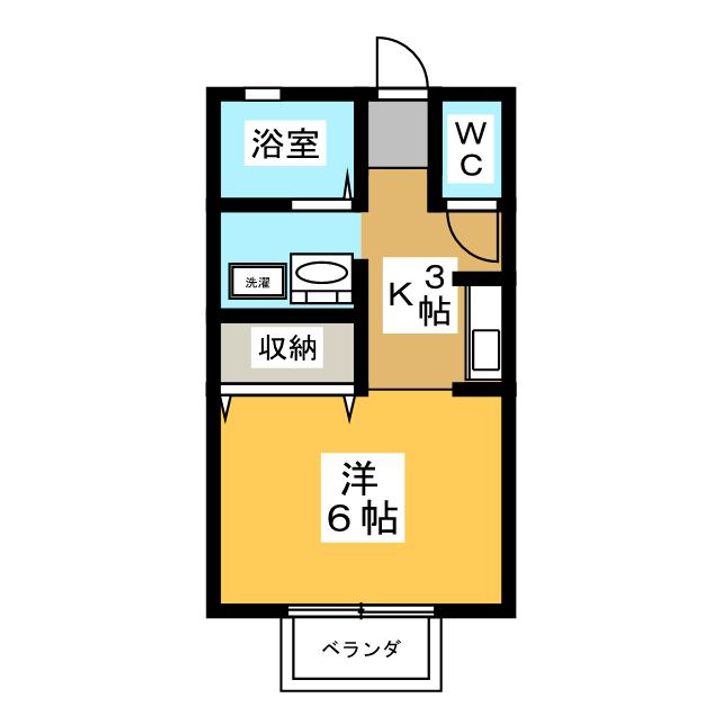 セジュールサンラインの間取り