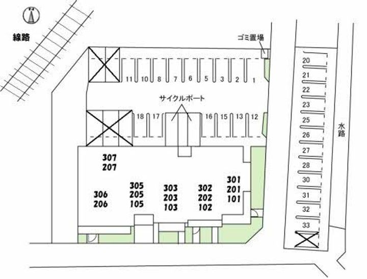 シャーメゾンプライムの地図