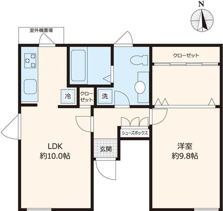 東京都足立区六月3(マンション)の賃貸物件の間取り