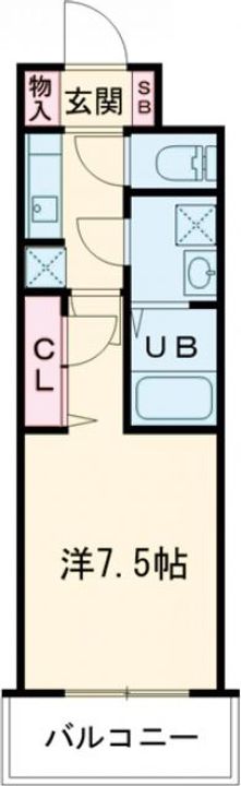 S-RESIDENCE堺市駅前の間取り