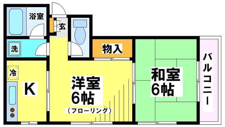 東京都府中市府中町1(マンション)の賃貸物件の間取り