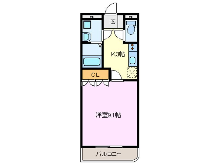 ウオッカの間取り